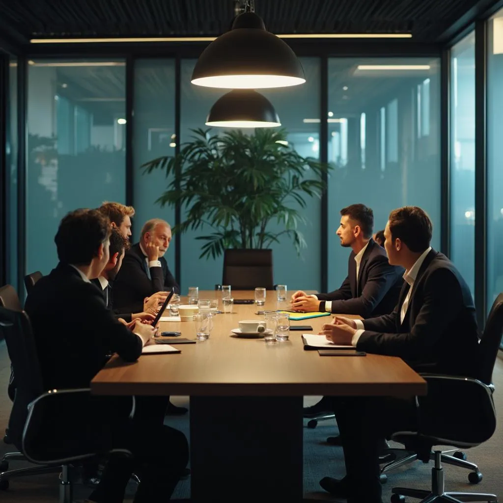 Equipo de ConsultEspaña durante sesión estratégica